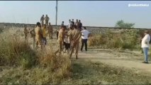जौनपुर: रेलवे ट्रेक पर मिला छात्र का शव, हत्या का आरोप, मौके पर पुलिस