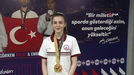 Merve Dinçel: "Kariyerimin ikinci altın madalyasını Bakü'de elde etmek önemliydi"