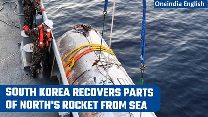 South Korea recovers debris of rocket used in North Korea's failed satellite launch | Oneindia News
