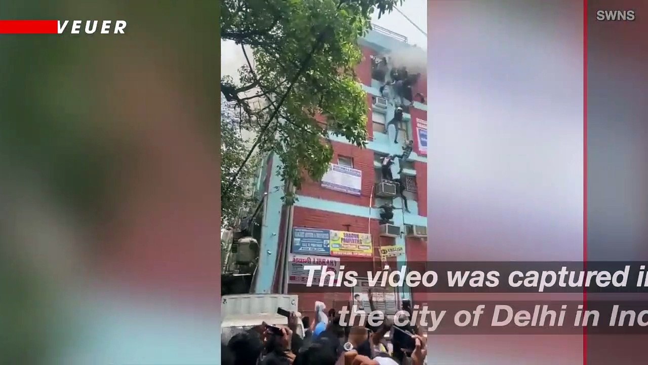 After a Fire Broke Out at a School Dozens of St...