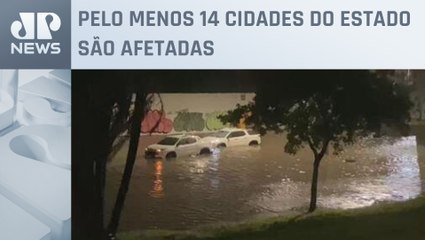 Ciclone provoca temporal no Rio Grande do Sul, bloqueio de estradas e cancelamento de voos