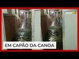 Hospital no Rio Grande do Sul fica inundado após ciclone extratropical