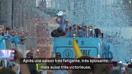 Man City - Ederson raconte les célébrations du triplé : "Ruben Dias ? Il a vomi après deux shots"