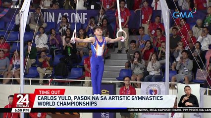 Carlos Yulo, pasok na sa Artistic Gymnastics World Championships | 24 Oras