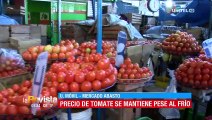 Precio del kilo de tomate se mantiene, pero se prevé una subida ante heladas en los Valles cruceños