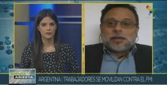 Argentina afronta inflación económica y movilización por mejoras laborales