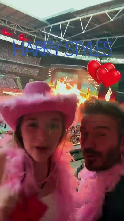 David Beckham e Harper
