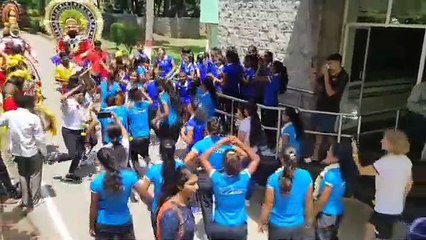 इतिहास रच लौटी जूनियर महिला हॉकी टीम का जोरदार स्वागत