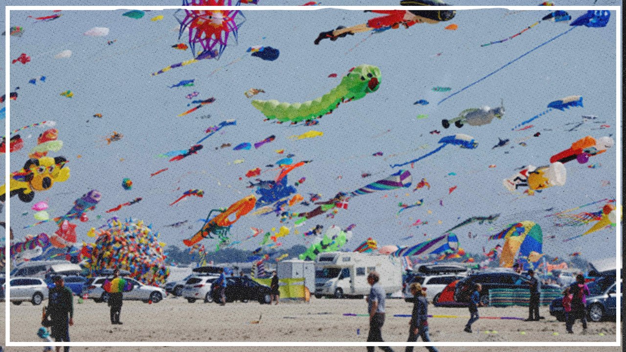 Ein Himmel voller Drachen in Dänemark