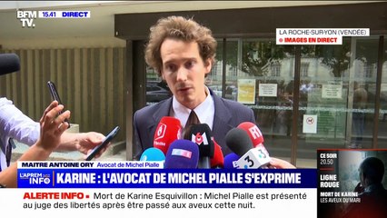 Mort de Karine Esquivillon: Michel Pialle est mis en examen pour "meurtre sur conjoint" et placé en détention provisoire