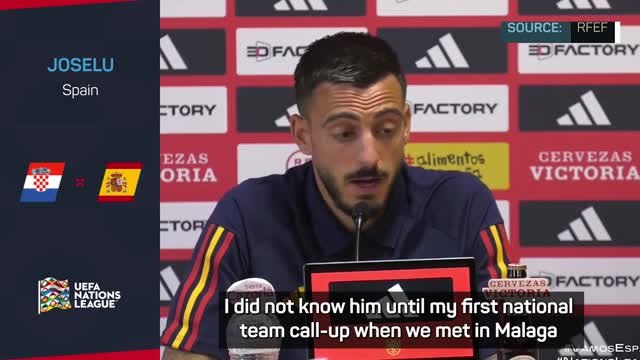 Joselu in awe of 'humble' treble-winner Rodri