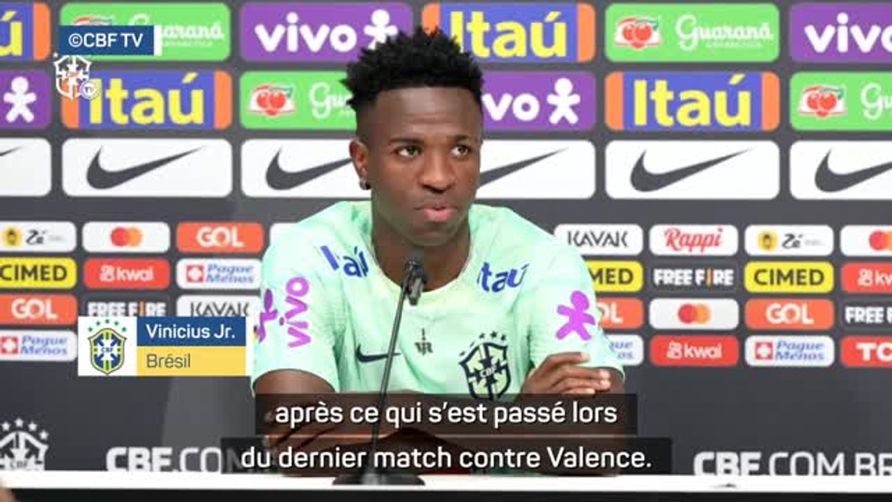 Brésil - Vinicius évoque son combat contre le racisme "pour tous les gens qui souffrent"