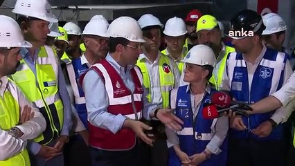İmamoğlu, Ümraniye-Ataşehir-Göztepe Metro Hattına Döşenecek İlk Rayları Kaynattı: "Bu Hattı Sıfırdan Ele Aldık ve 3,5 Senedir Gümbür Gümbür...