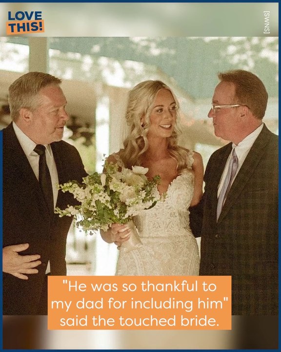 FATHERS OF THE BRIDE - Both DAD and STEP-DAD Walk Daughter down the ISLE!