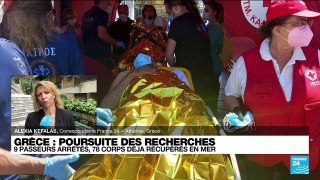 Après le naufrage au large de la Grèce, les espoirs de trouver des survivants 