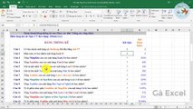 98.Học Excel từ cơ bản đến nâng cao - Bài 101 Hàm Sumifs Countifs IF Min Max Array Format Cell