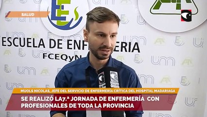 Bajo el lema "La innovación en el cuidado" Se realizó la 7.ª Jornada de Enfermería  con profesionales de toda la provincia