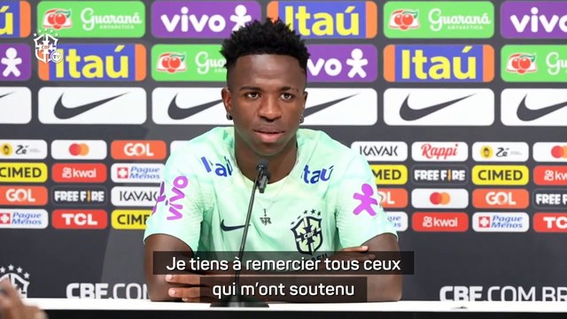 Vinicius Junior évoque son combat contre le racisme pour tous les gens qui souffrent