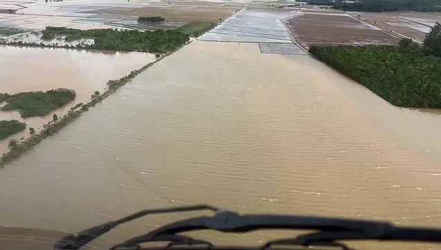 Imagens aéreas revelam impacto do ciclone em SC