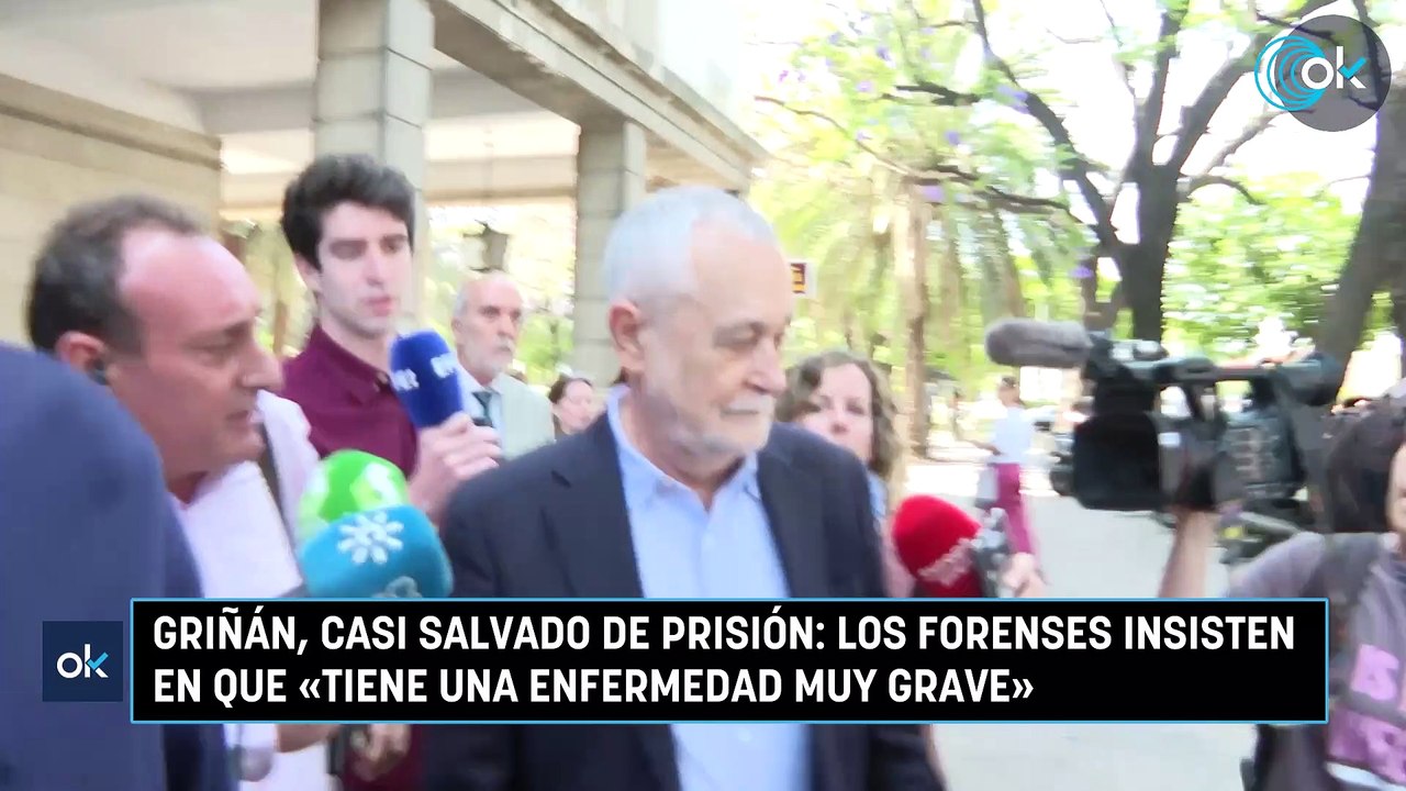 Griñán, casi salvado de prisión los forenses insisten en que «tiene una enfermedad muy grave»