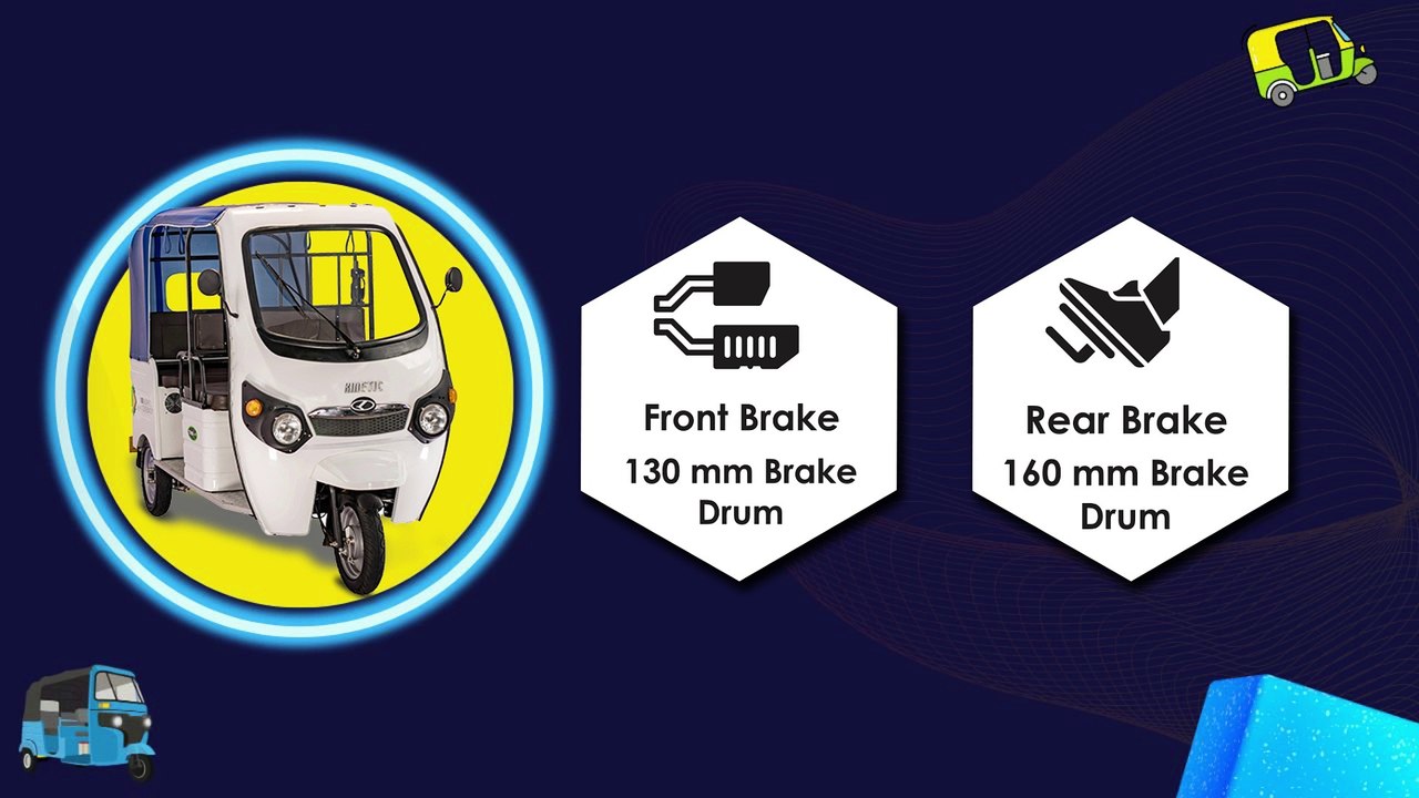 Kinetic Green Safar Smart Electric Rickshaw Range 100km in single ...