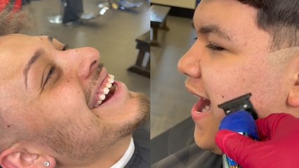 Hilarious Barber PRANK on UNSUSPECTING Customers!
