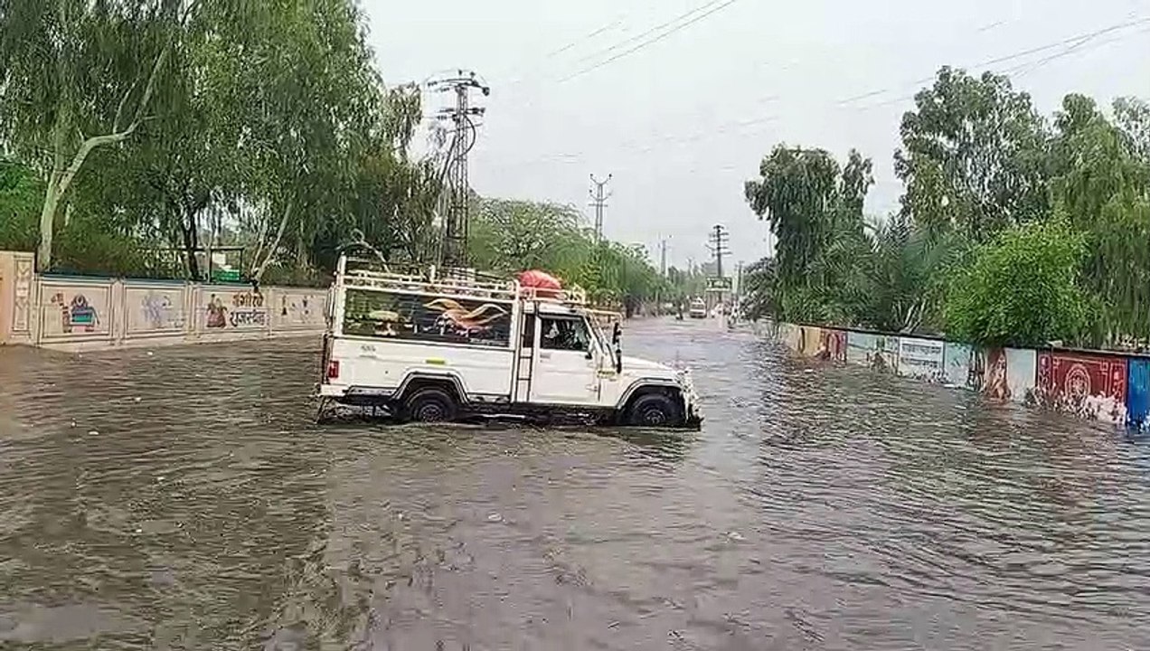 बाड़मेर शहर में दो दिन में 52 एमएम बारिश दर्ज