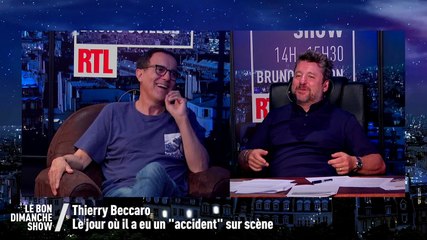 EXCLU VIDÉO - Thierry Beccaro sur scène : l’animateur dévoile une anecdote très gênante
