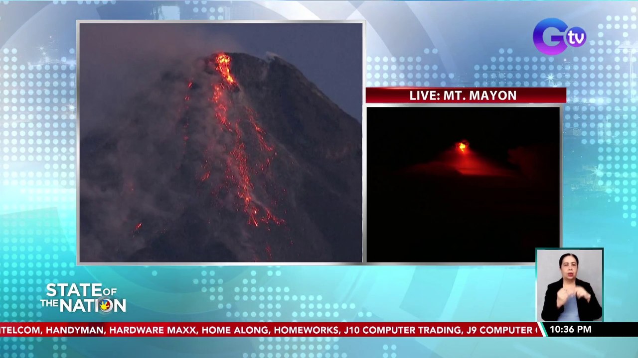 Mga pamilyang inilikas bunsod ng pag-aalboroto ng Bulkang Mayon, umabot na sa mahigit 20,000 | SONA