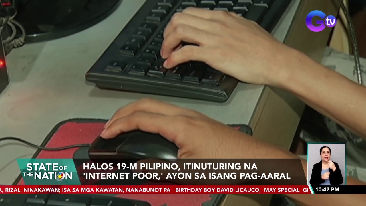 Halos 19-M Pilipino, itinuturing na 'Internet Poor,' ayon sa isang pag-aaral | SONA