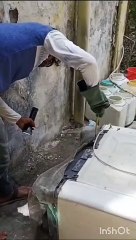 वाशिंग मशीन में निकला सांप