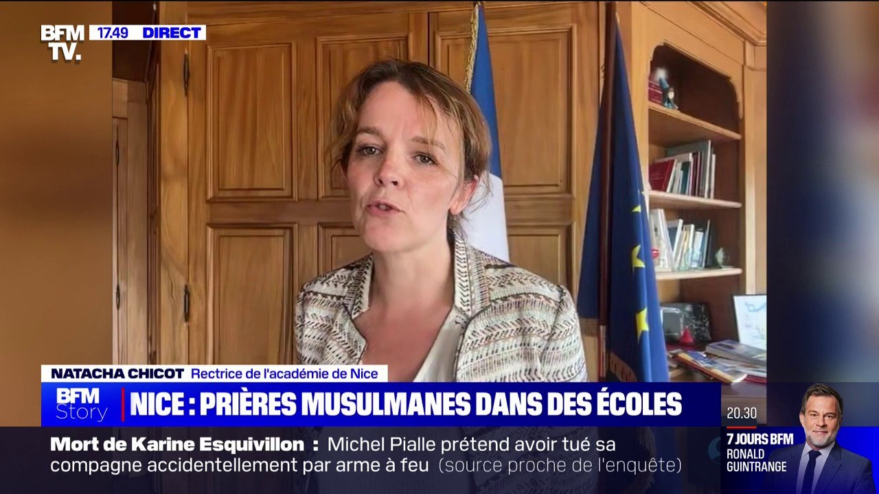 Prières à l'école à Nice: "Les faits que j'ai signalés concernent trois écoles", détaille la rectrice de l'Académie de Nice, Natacha Chicot