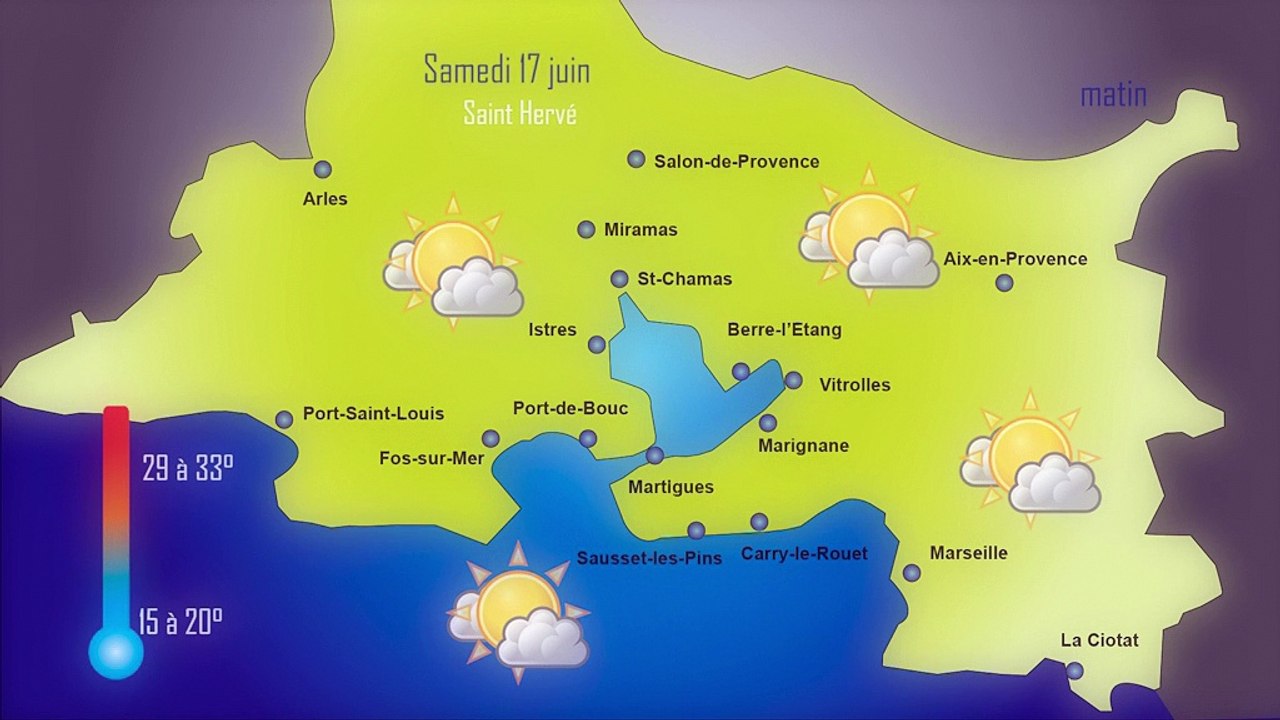 Le soleil au RDV ce week-end.