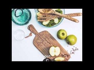 Décorer une planche à découper en bois avec un pyrograveur