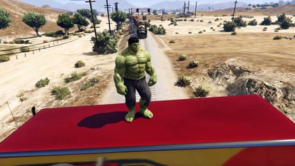 hulk stop the train in gta5 | hulk challenge stop the train in gta5 | hulk vs train in gta5