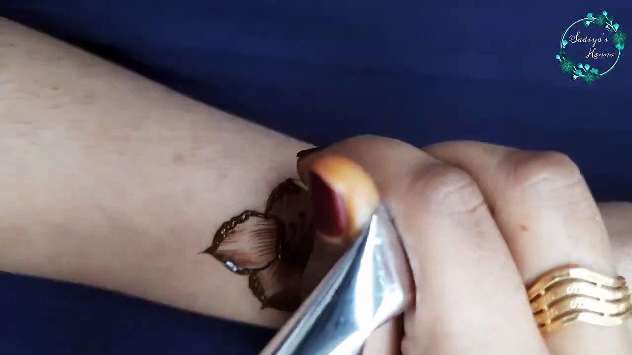 Mehndi class 41 | Easy front hand mehndi design | palm mehndi design |Mehndi tutorial |mehndi course