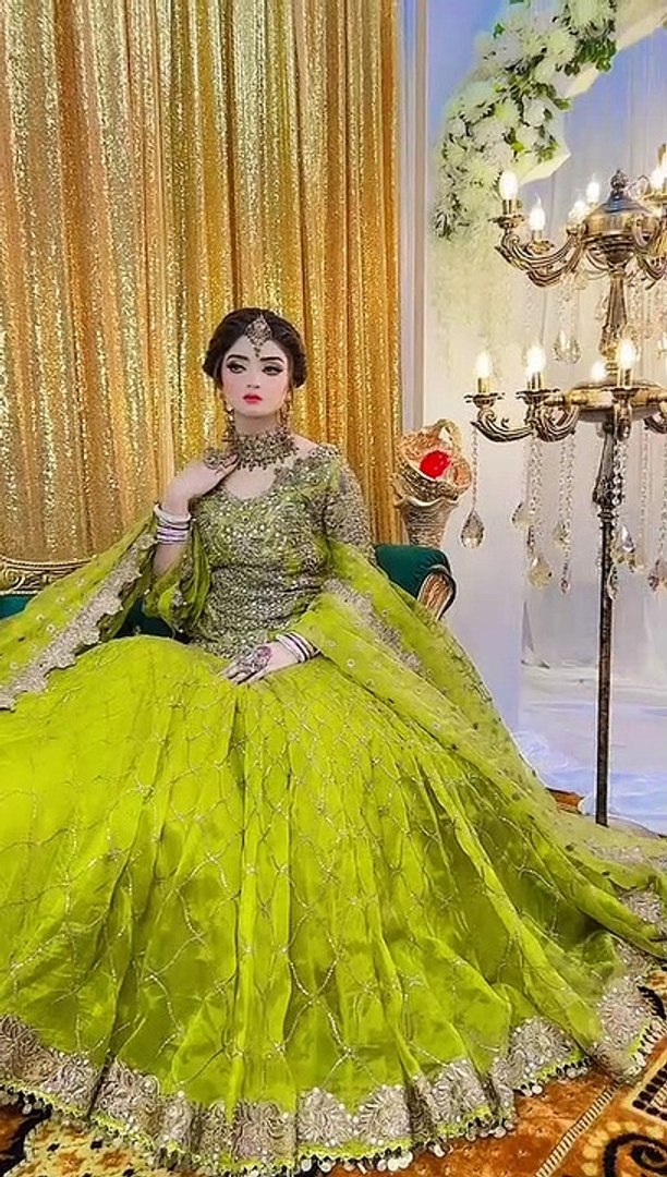 slim fit dress slacks Bottle Green Pakistani Dress with Embroidery Online 2022 – Nameera by Farooq main image 1
