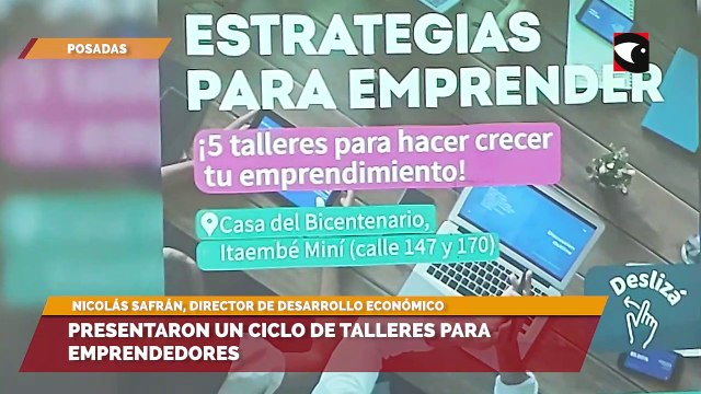 Presentaron un ciclo de talleres para emprendedores