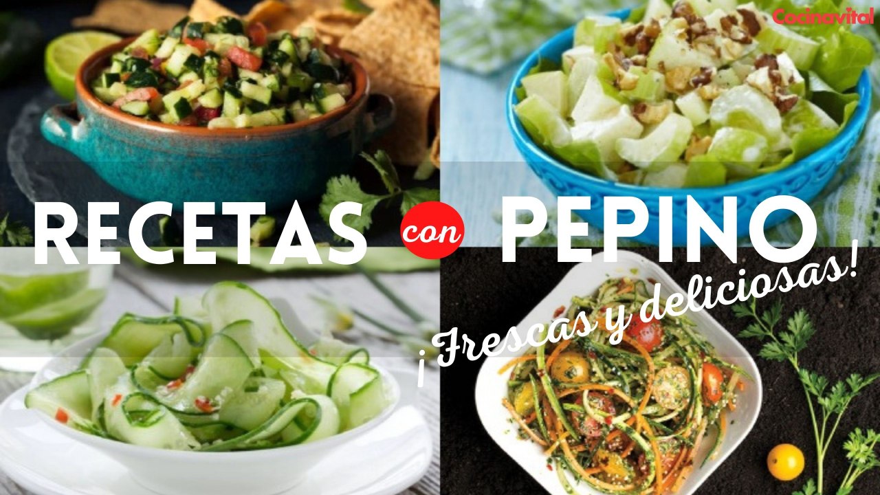 Checa 8 recetas con pepino, prácticas y para to...