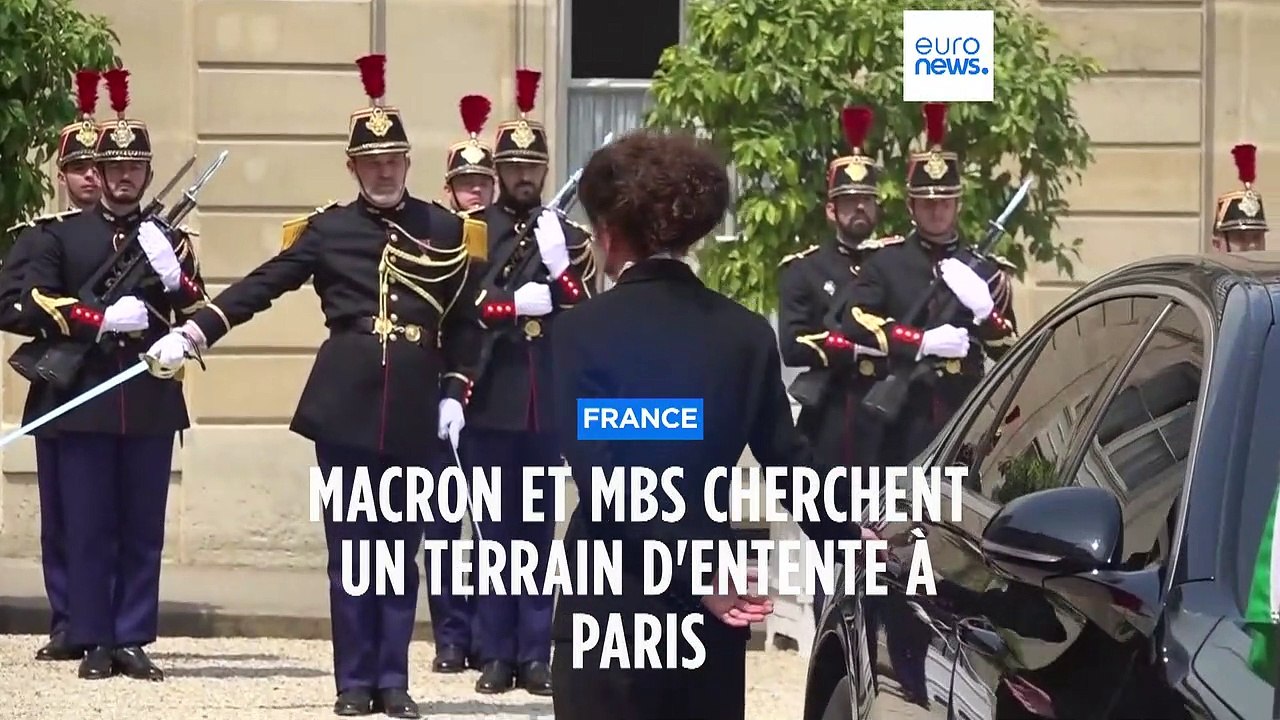 Tête à tête à l'Élysée entre Macron et le prince héritier saoudien