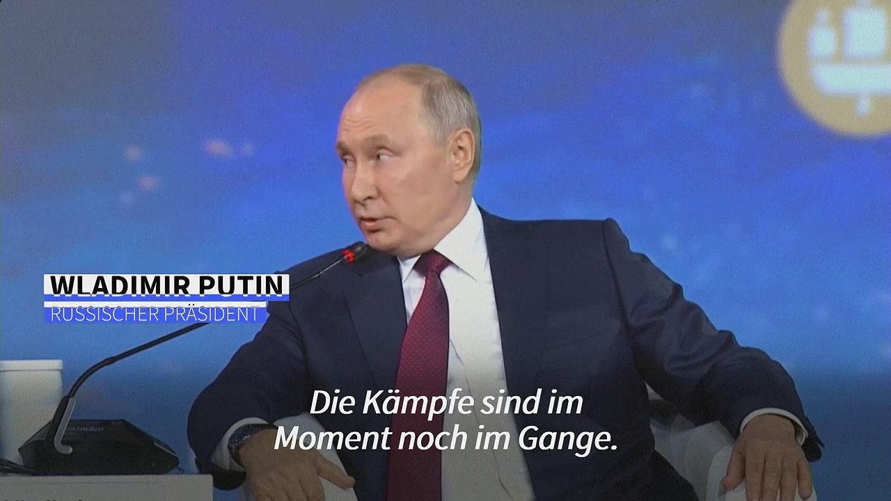 Putin: Ukrainische Gegenoffensive hat keine Chance