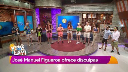 José Manuel Figueroa se disculpa con Niurka y ella se burla