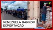 População faz enorme fila para receber doação de salsichas em Boa Vista (RR)