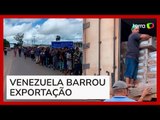 População faz enorme fila para receber doação de salsichas em Boa Vista (RR)