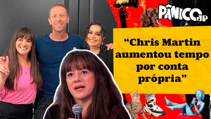 CRISS PAIVA CONTA BASTIDORES DA ENTREVISTA COM VOCALISTA DO COLDPLAY: “EU NÃO FALAVA INGLÊS”