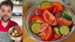 How to Make Marinated Cucumber and Tomato Salad