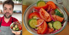 How to Make Marinated Cucumber and Tomato Salad