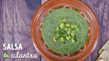 Prepara una deliciosa salsa de cilantro, receta fácil en solo 10 minutos