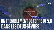 Un tremblement de terre de magnitude 5,8 a secoué le département des Deux-Sèvres