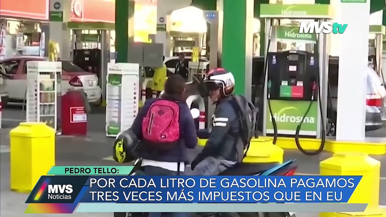 Por cada litro de gasolina pagamos tres veces más impuestos que en EU